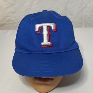 Texas Rangers Youth Hat OC Sports Team MLB Blue Adjustable Baseball Cap Logo